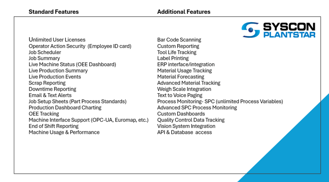 SYSCON PlantStar Feature list-2